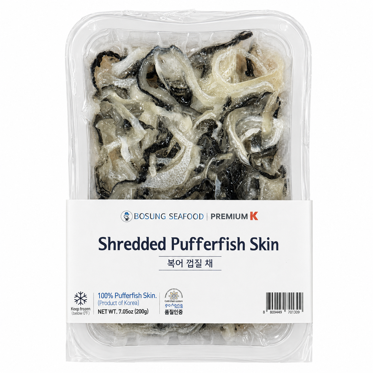 Shredded Pufferfish Skin (200g, 7.05oz)